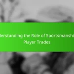 Understanding the Role of Sportsmanship in Player Trades